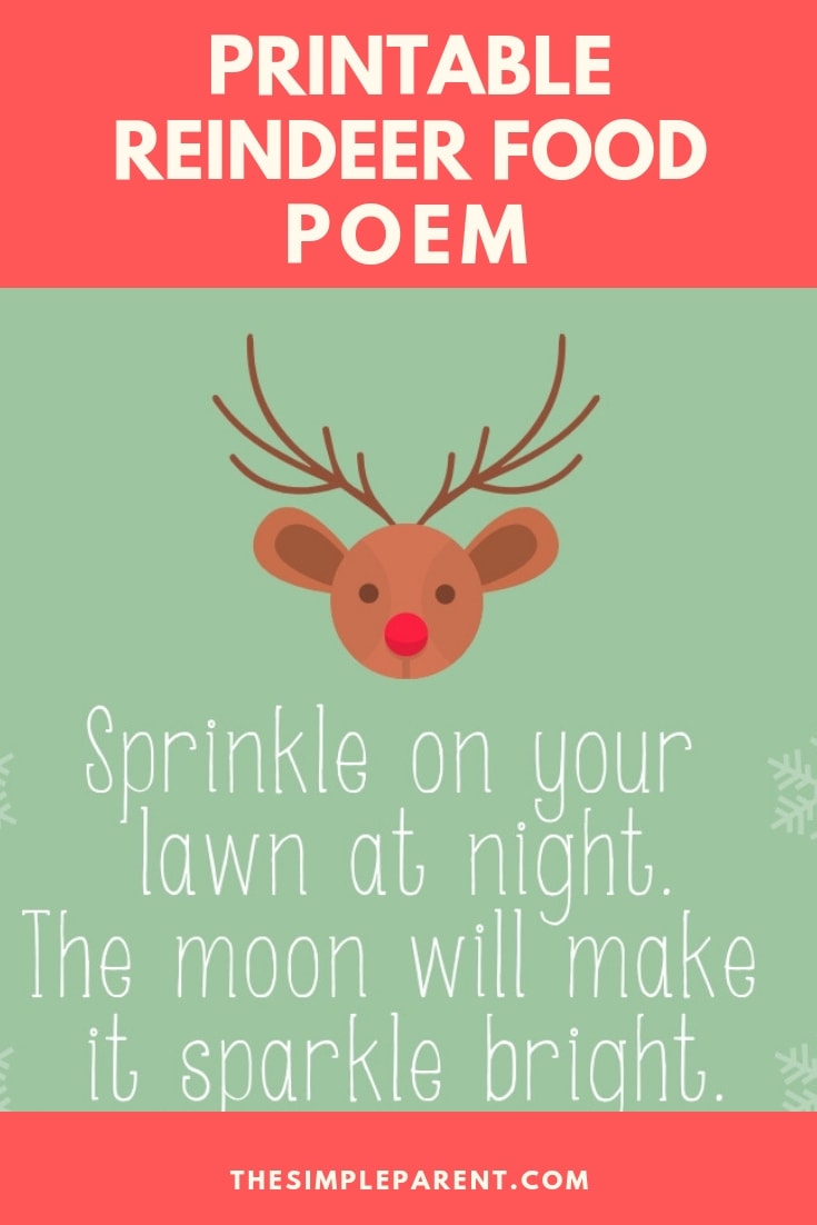 free printable reindeer food poem & farmhouse bucket craft - the